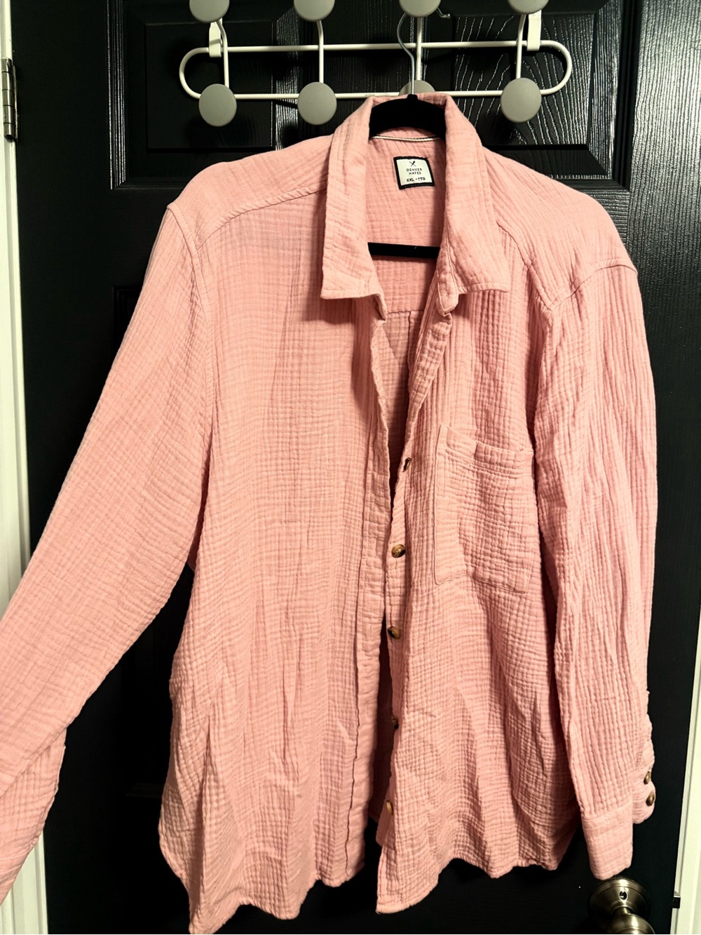 Denver Hayes Pink Button Up Shirt